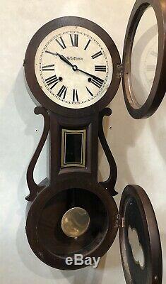 Seth Thomas George Hatch Reproduction Figure 8 Eight Wall Clock