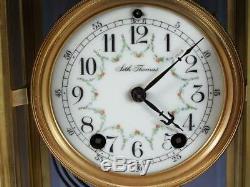 Seth Thomas Gilt Brass Regulator Clock