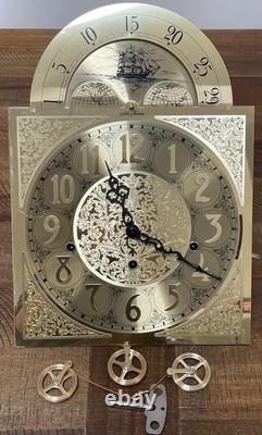 Seth Thomas Grandfather Clock Hermle 1161-853 Triple Chime Cable Movement /Dial