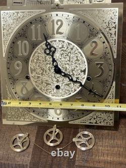 Seth Thomas Grandfather Clock Hermle 1161-853 Triple Chime Cable Movement /Dial