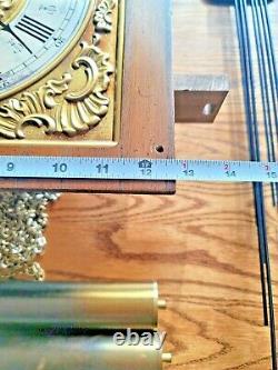 Seth Thomas Grandfather Clock Kit Dial Movement Weights Pendulum Chimes Chains