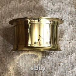 Seth Thomas Helmsman Brass Ships Bell Clock With 7 Jewel Movement With Base
