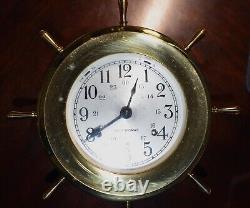 Seth Thomas Helmsman Ship's Striking Wheel Clock