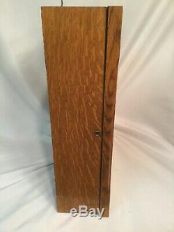 Seth Thomas Hudson 1920s Hanging 30 Day Run Antique Clock Solid Wood Runs A-1