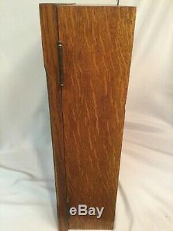 Seth Thomas Hudson 1920s Hanging 30 Day Run Antique Clock Solid Wood Runs A-1