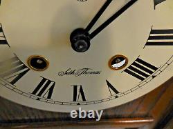 Seth Thomas Industries Made in Conn USA A 206-012 Mental Clock with Hammer Chime