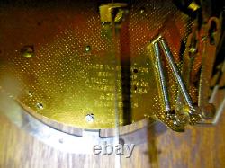 Seth Thomas Industries Made in Conn USA A 206-012 Mental Clock with Hammer Chime