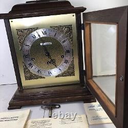 Seth Thomas LEGACY 8 day Westminster Chime Mantel Clock 2 Jewels A 403-001 WithKey