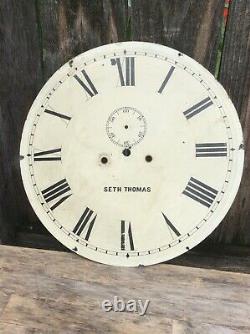 Seth Thomas Large Wall Regulator Clock Dial