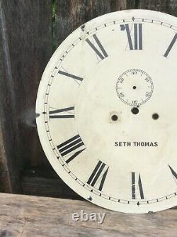 Seth Thomas Large Wall Regulator Clock Dial