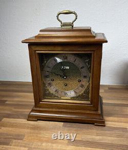 Seth Thomas Legacy 3W Westminster 1/4 Hour Chime Mantel Mechanical Clock with Key