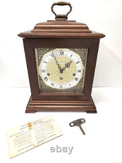 Seth Thomas Legacy 8 day Westminster Chime Mantel Clock 2 Jewels A 403-001 w Key