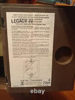 Seth Thomas Legacy IV Mantle Clock