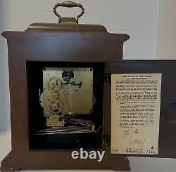 Seth Thomas Legacy V Mantel Clock 3 chime A403-002 Hermle Movement WithKey