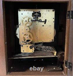 Seth Thomas Legacy V Mantel Clock 3 chime A403-002 Hermle Movement WithKey