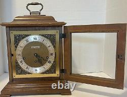 Seth Thomas Legacy V Mantel Clock 3 chime A403-002 Hermle Movement WithKey