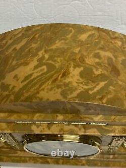 Seth Thomas Mantel Clock Brazilian Onyx, Scarce Model, Restored, Runs Excellent