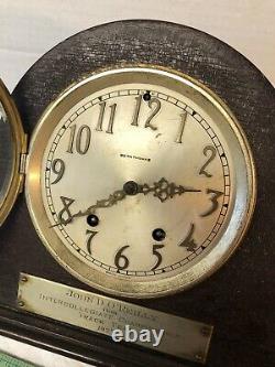 Seth Thomas Mantel Clock Georgetown University 1925 John D O'Reilly Presentation