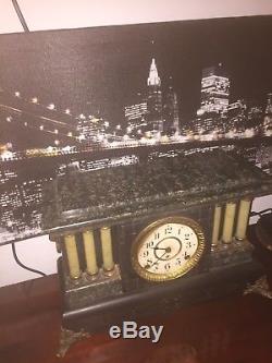 Seth Thomas Mantle Clock Antique 1800s