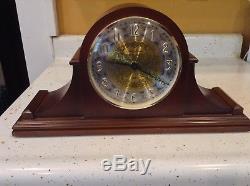 Seth Thomas Mantle Clock Vintage Double Chime Batteries Librarian Model 1362