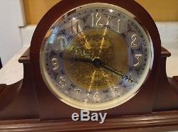 Seth Thomas Mantle Clock Vintage Double Chime Batteries Librarian Model 1362