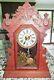 Seth Thomas Mantle Gingerbread Clock Vtg Antique Runs Very Nice