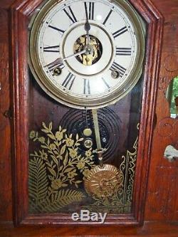 Seth Thomas Mantle Gingerbread Clock Vtg Antique Runs VERY NICE