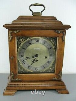 Seth Thomas Mantle Shelf Table Clock Wind Up Made In Germany Works No Key Vtg