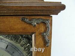 Seth Thomas Mantle Shelf Table Clock Wind Up Made In Germany Works No Key Vtg