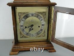 Seth Thomas Mantle Shelf Table Clock Wind Up Made In Germany Works No Key Vtg