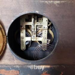 Seth Thomas Marken Golden Oak Adamantine Mantle Clock