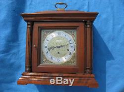 Seth Thomas Mechanical German Brass Chime Desk/Mantle Clock (Howard Miller)