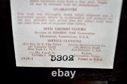 Seth Thomas Medbury 5E Westminster Chime 20 Vintage Wood Electric Mantle Clock