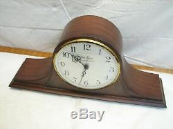 Seth Thomas Medbury 6E Tambour Camel Back Shelf/Mantle Westminster Chime Clock