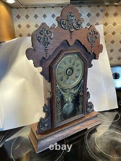 Seth Thomas Metals No. 1 Antique Eastlake Parlor/Kitchen/Mantel Clock