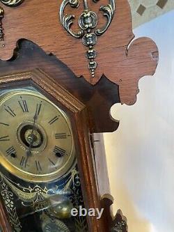 Seth Thomas Metals No. 1 Antique Eastlake Parlor/Kitchen/Mantel Clock