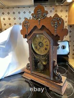 Seth Thomas Metals No. 1 Antique Eastlake Parlor/Kitchen/Mantel Clock