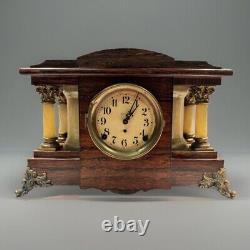 Seth Thomas New Sucile Antique Adamantine Mantel Clock