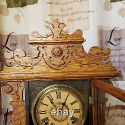 Seth Thomas New York City Series Oak Shelf Clock