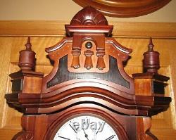 Seth Thomas No. 5 Weight Driven Wall Regulator Clock 8-day Reproduction