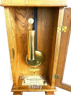 Seth Thomas Oak No. 2 Weight Driven Regulator Railroad Wall Clock