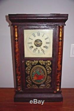 Seth Thomas Ogee Box Clock, 30 hour Dual Weighted Drive