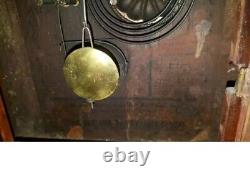 Seth Thomas Ogee Shelf Clock Original Reverse Eagle on Glass 1800s Key Working