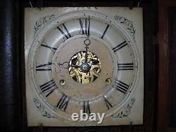 Seth Thomas Ogee Shelf Clock w Original Reverse Painting on Glass 1800s