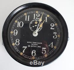 Seth Thomas Phenolic Mark I Deck Clock Navy Wwii