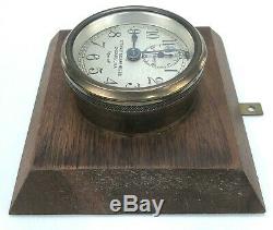 Seth Thomas Phinney-Walker Stewart & Clark Mfg Co Auto Car Brass Clock Antique