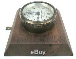 Seth Thomas Phinney-Walker Stewart & Clark Mfg Co Auto Car Brass Clock Antique