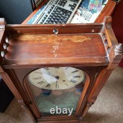 Seth Thomas Queen Anne Walnut Wall Clock