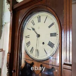 Seth Thomas Queen Anne Walnut Wall Clock