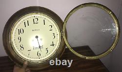 Seth Thomas Regulator Antique Round Wall Clock Parts Or Repair